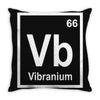 Vibranium Throw Pillow