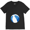 Blue Beachball Baby Boy V-Neck Tee