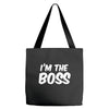 i'm the boss funny nerd Tote Bags