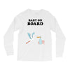 Baby On Board with Stork Long Sleeve Shirts