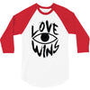 love wins 3/4 Sleeve Shirt