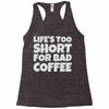 new coffee lovers Racerback Tank