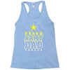 proud army dad Racerback Tank