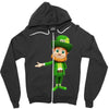 DABBİNG LEPRECHAUN Zipper Hoodie