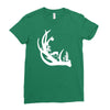 deer antler with buck forest Ladies Fitted T-Shirt