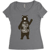 just hungry Women's Triblend Scoop T-shirt