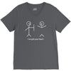 cute stick figures V-Neck Tee