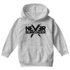 never surrender 2 Youth Hoodie