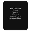 Maxwell EMR...And God Said Mousepad