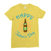 happy father's day Ladies Fitted T-Shirt