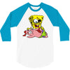 zombie spongebob 3/4 Sleeve Shirt