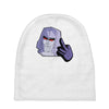 mega flipped off Baby Beanies