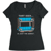 double decker couch Women's Triblend Scoop T-shirt