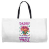 birthday troll daddy Weekender Totes