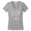 this is what a real witch looks like! Women's V-Neck T-Shirt