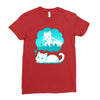 world domination Ladies Fitted T-Shirt
