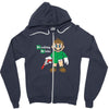 breaking bricks Zipper Hoodie