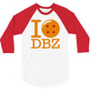 i love dbz 3/4 Sleeve Shirt