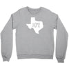 home texas outline Crewneck Sweatshirt