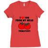 from my head tomatoes Ladies Fitted T-Shirt