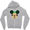 mickey dope ganja Zipper Hoodie
