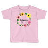 Floral Baby Name Toddler T-shirt