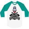 I Am Siberian Husky Actually In A Very Commited Relationship 3/4 Sleeve Shirt