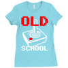old school joystick Ladies Fitted T-Shirt