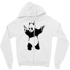 banksy panda pop Zipper Hoodie