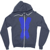 jake paul x blue Zipper Hoodie