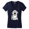 zombie knife Women's V-Neck T-Shirt