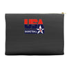 usa basketball logo Accessory Pouches