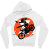 black attack Zipper Hoodie