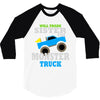 monster truck shirt for boys toddlers 3/4 Sleeve Shirt