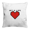 get a life Throw Pillow