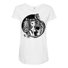 beautiful gir Maternity Scoop Neck T-shirt