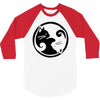 yinyang cats 3/4 Sleeve Shirt