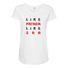 LIKE FATHER LIKE SON Maternity Scoop Neck T-shirt