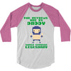 pixel art daddy 3/4 Sleeve Shirt
