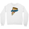 life is a pizza party Crewneck Sweatshirt