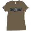 pinstripe 2 skull humor funny Ladies Fitted T-Shirt