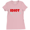 i'm with this idiot funn Ladies Fitted T-Shirt