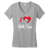 i love shih tzus Women's V-Neck T-Shirt