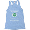 natural 1   orc Racerback Tank