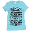 Real Kings Are Born On December 5 Ladies Fitted T-Shirt