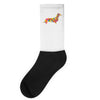 dachshund flower 2 Socks