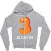 i can't even Zipper Hoodie