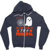 you cant scare principal Zipper Hoodie