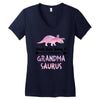 cool grandma saurus Women's V-Neck T-Shirt