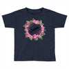 Floral Baby Name Toddler T-shirt